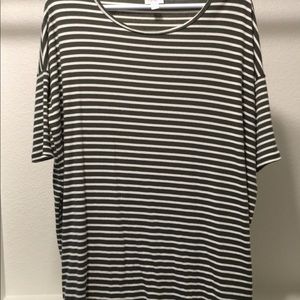 Striped Lularoe Irma shirt!